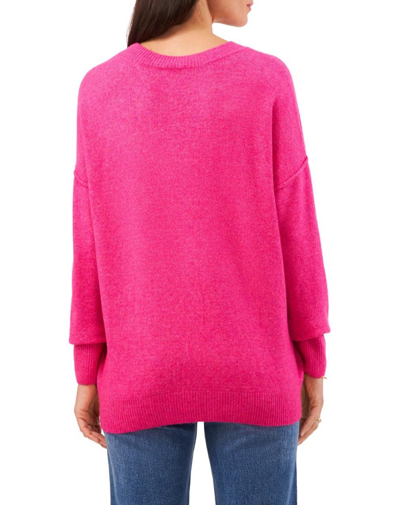 Suéter Vince Camuto Crewneck Mujer Moradas | 421-CLZIDX