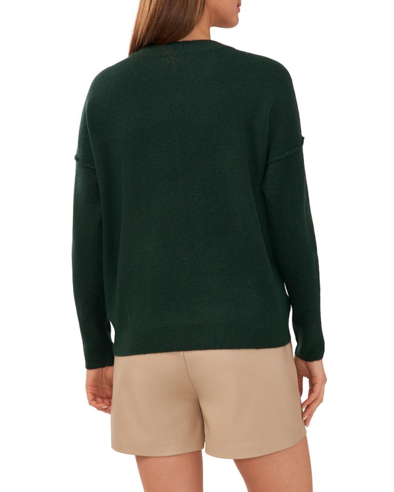 Suéter Vince Camuto Crewneck Mujer Verde | 261-ZUOPDX