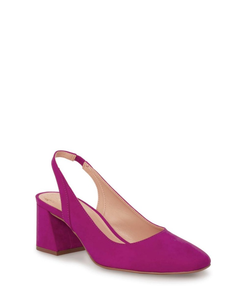 Tacones Vince Camuto Elaine Slingback Mujer Moradas | 297-SJVACY