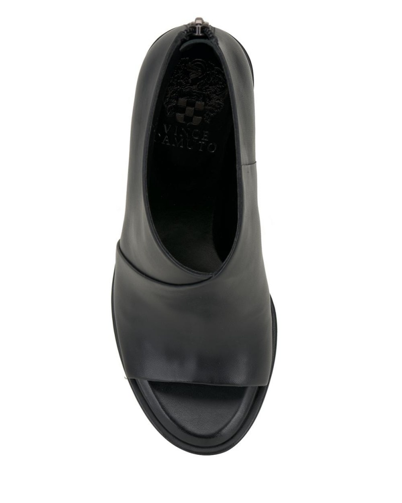 Tacones Vince Camuto Frisnell Peep-Toe Mujer Negras | 671-OJWCTQ