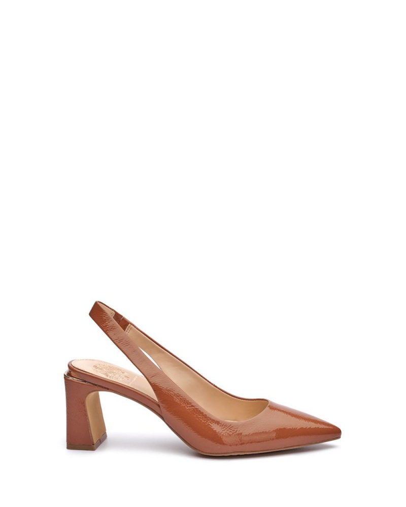 Tacones Vince Camuto Hamden Slingback Mujer Marrones | 941-ZQMFAR