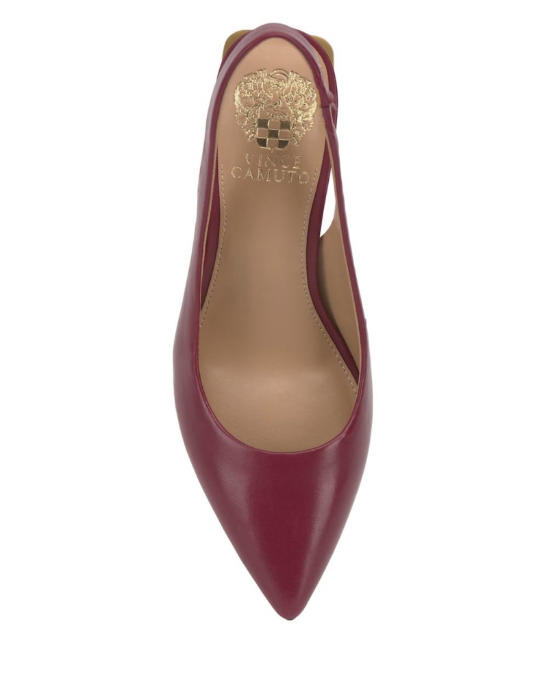 Tacones Vince Camuto Hamden Slingback Mujer Rojas | 351-NIWJKQ