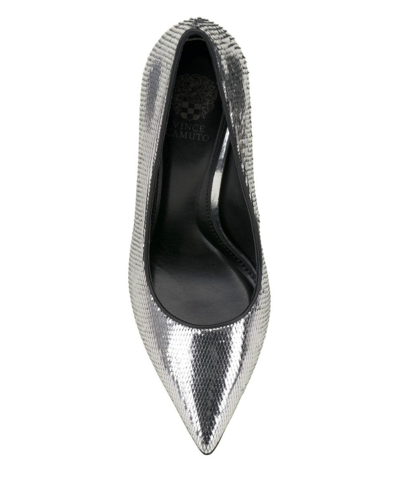 Tacones Vince Camuto Kehlaa High-Heel Mujer Plateadas Negras | 273-EXTDZN