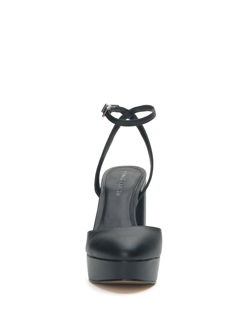 Tacones Vince Camuto Patrissya Platform Mujer Negras | 123-WQRPDK