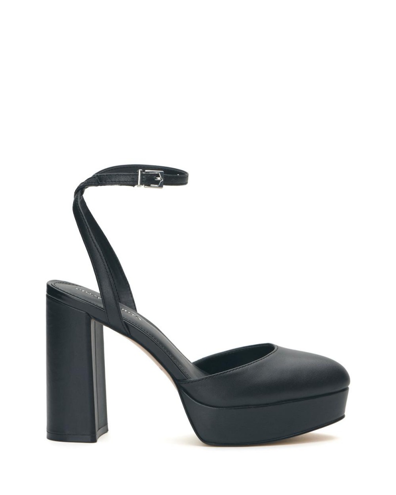 Tacones Vince Camuto Patrissya Platform Mujer Negras | 123-WQRPDK