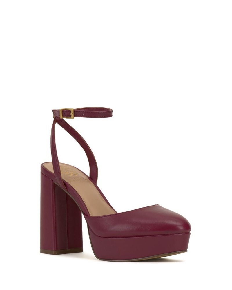 Tacones Vince Camuto Patrissya Platform Mujer Rojas | 102-KHTMAS