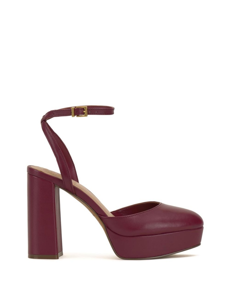 Tacones Vince Camuto Patrissya Platform Mujer Rojas | 102-KHTMAS