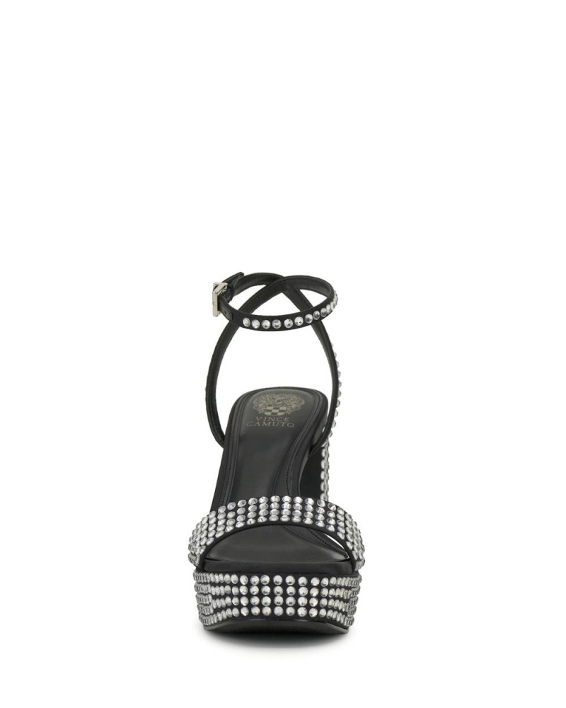 Tacones Vince Camuto Pendrys Platform Heel Mujer Negras | 815-DZFEGY