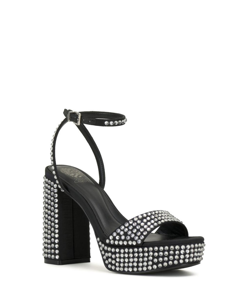 Tacones Vince Camuto Pendrys Platform Heel Mujer Negras | 815-DZFEGY