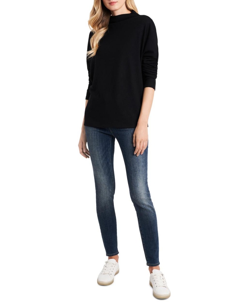 Tops Vince Camuto High-Neck Dolman Sleeve Mujer Negras | 786-BTUYOF