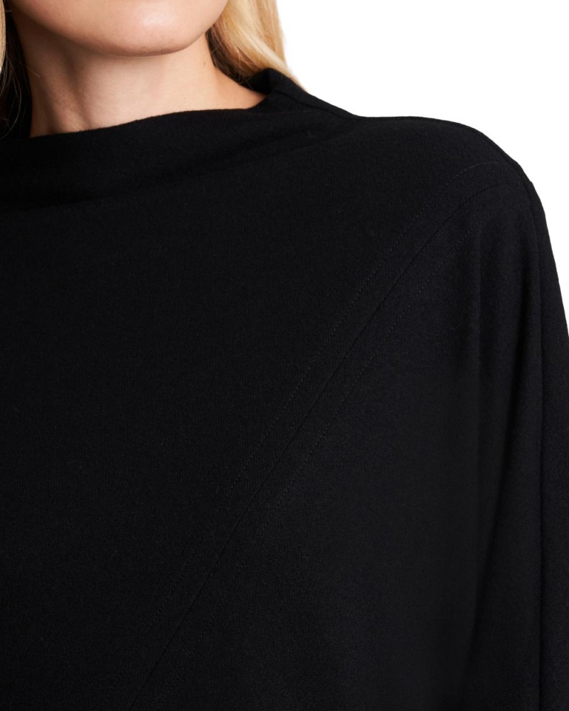 Tops Vince Camuto High-Neck Dolman Sleeve Mujer Negras | 786-BTUYOF