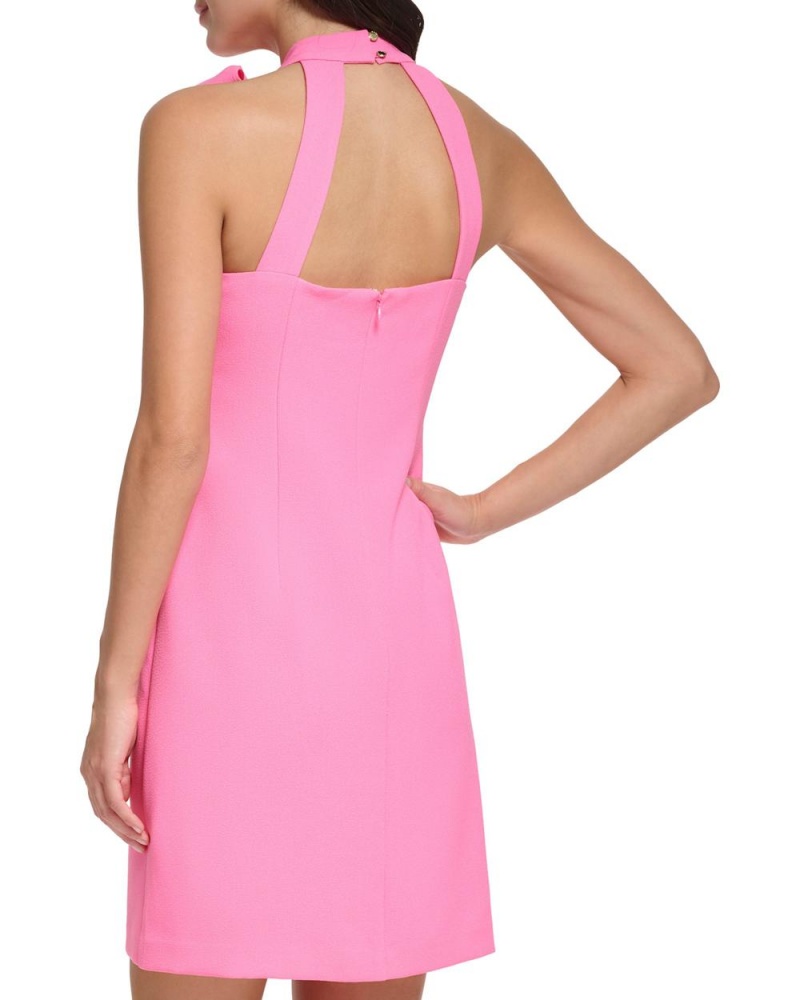 Vestido Vince Camuto Bow-Neck Mujer Rosas Claro | 209-WCLIMH