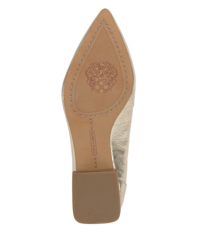 Zapatos Planos Vince Camuto Calentha Mujer Doradas Claro | 879-VCKEOQ