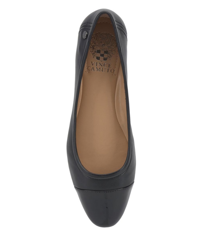 Zapatos Planos Vince Camuto Minndy Cap Toe Mujer Negras Negras | 382-PNOKTS