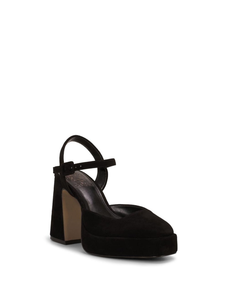 Zapatos Plataforma Vince Camuto Dede Platform By Up Buttercup Mujer Negras | 035-AKLFIR