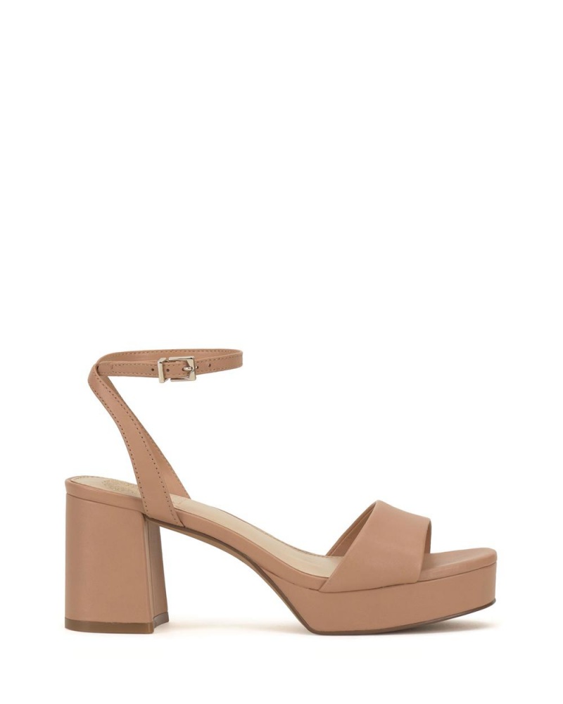 Zapatos Plataforma Vince Camuto Pendreya Platform Mujer Beige | 762-DHNPKY